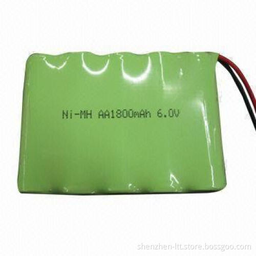 NiMH Battery Pack, 1,800mAh Nominal Capacity